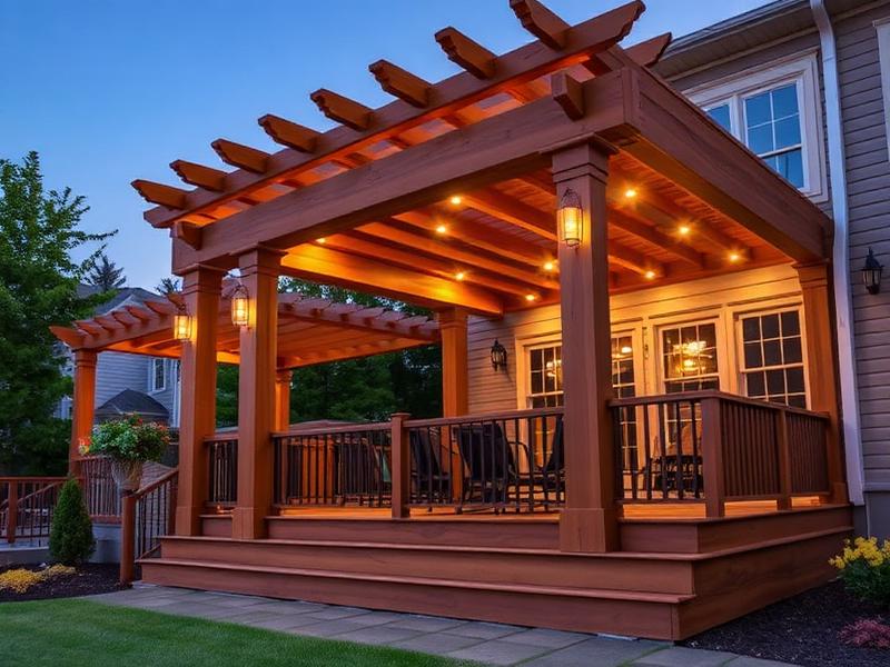 Decks and Cabanas services by Precision Custom Woodwork & Remodeling - Composite & treated lumber options, Screened porches & bug protection, Permit handling included, Pool houses & storage sheds - Licensed contractor serving Maryland and Northern Virginia